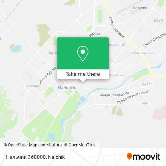 Нальчик 360000 map