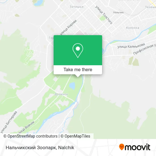 Нальчикский Зоопарк map