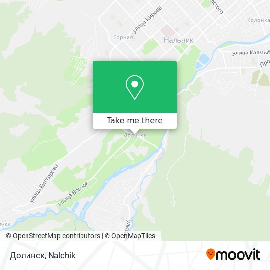 Долинск map