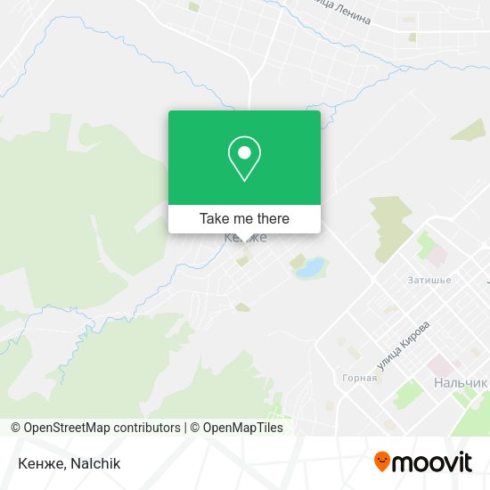 Кенже map