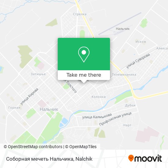 Соборная мечеть Нальчика map