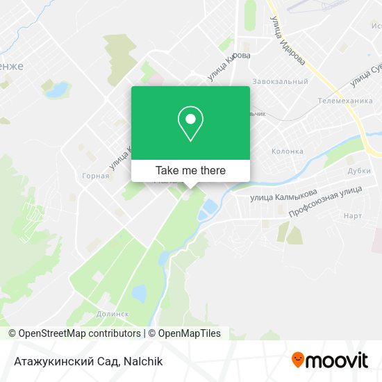 Атажукинский Сад map