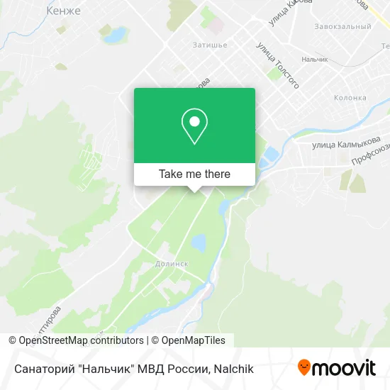 Санаторий "Нальчик" МВД России map