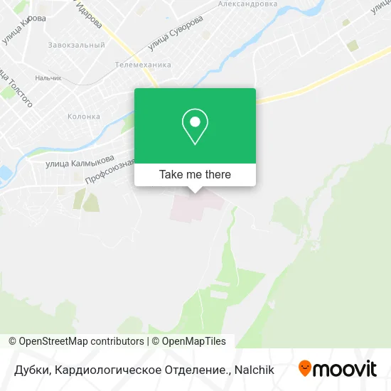 Дубки, Кардиологическое Отделение. map