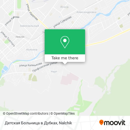 Детская Больница в Дубках map