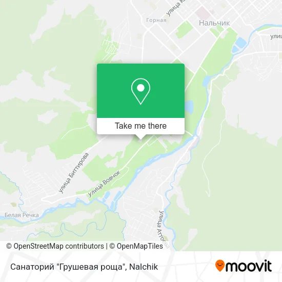 Санаторий "Грушевая роща" map