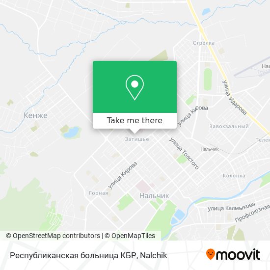 Республиканская больница КБР map