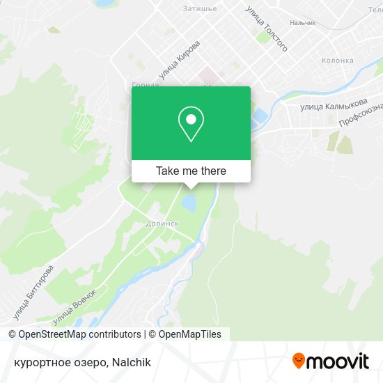 курортное озеро map