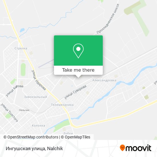 Ингушская улица map