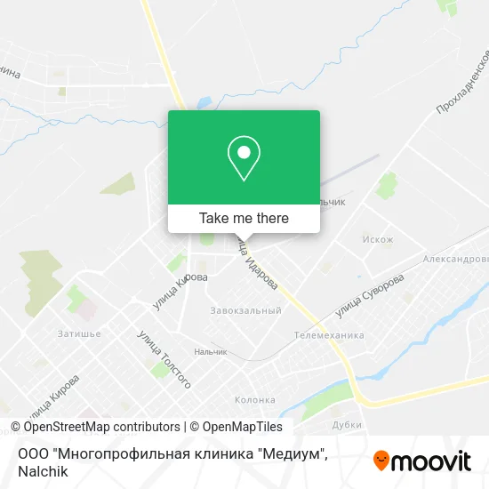 ООО "Многопрофильная клиника "Медиум" map