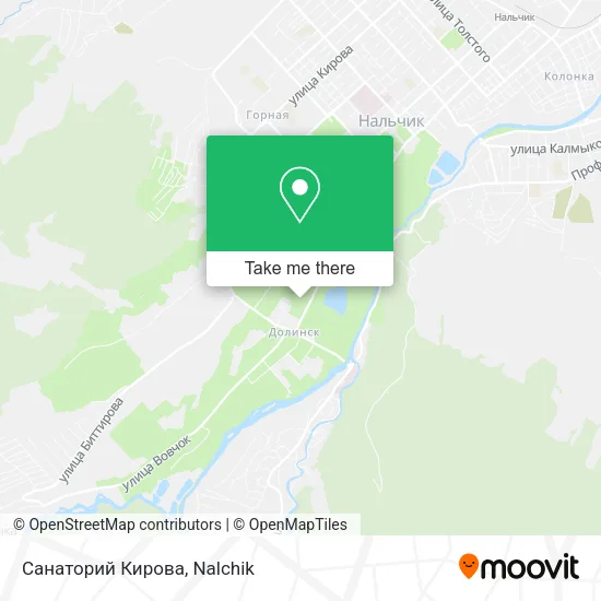 Санаторий Кирова map