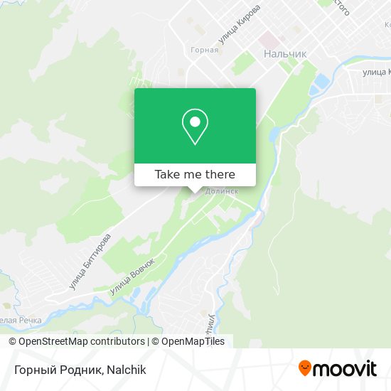 Горный Родник map