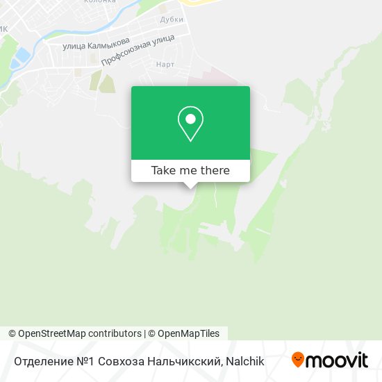 Отделение №1 Совхоза Нальчикский map