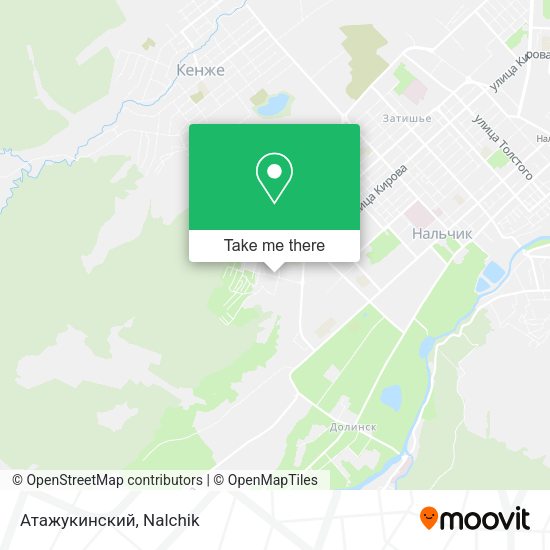 Атажукинский map