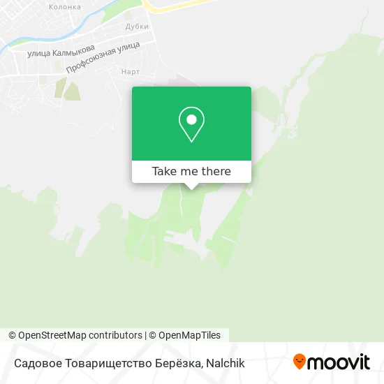 Садовое Товарищетство Берёзка map