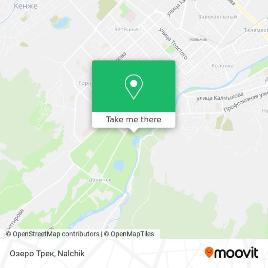 Озеро Трек map