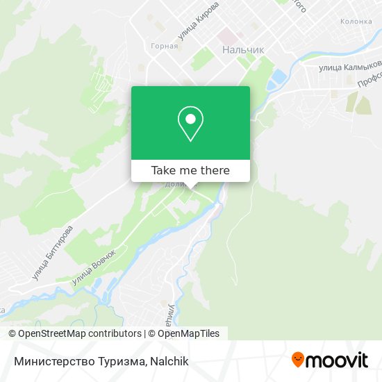 Министерство Туризма map