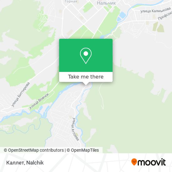 Каллет map