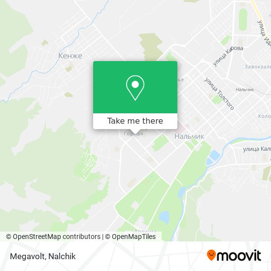 Megavolt map