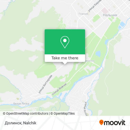 Долинск map