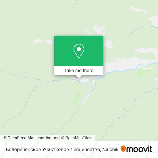 Белореченское Участковое Лесничество map