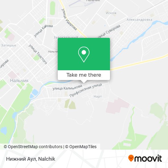 Нижний Аул map