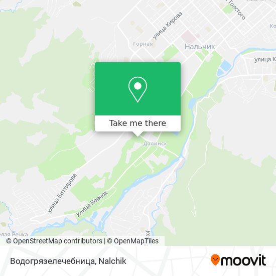 Водогрязелечебница map
