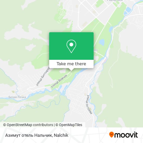 Азимут отель Нальчик map