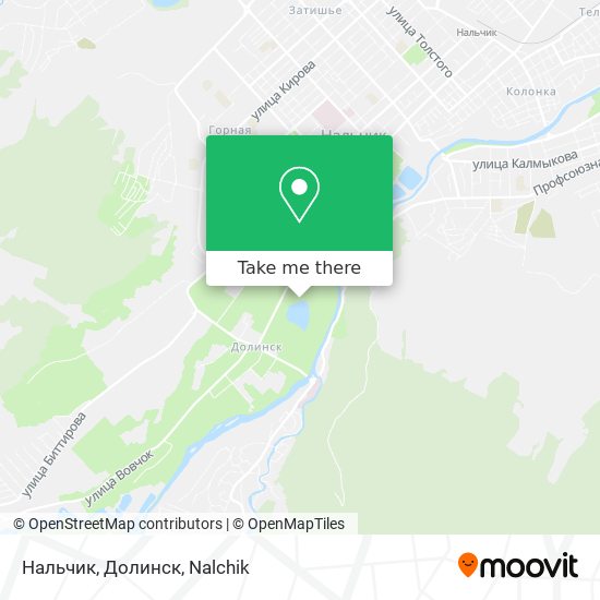 Нальчик, Долинск map
