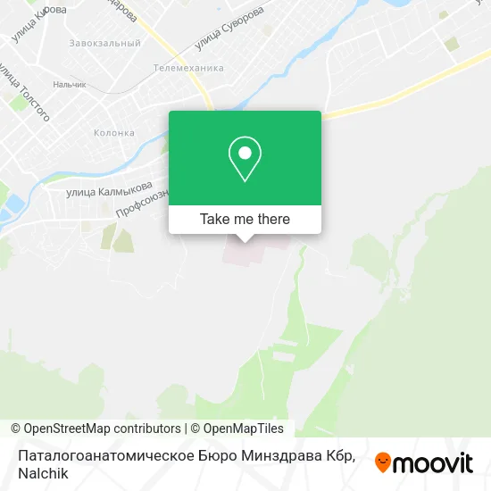 Паталогоанатомическое Бюро Минздрава Кбр map