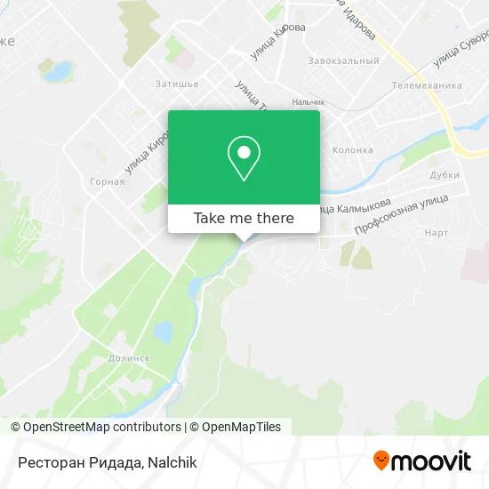 Ресторан Ридада map