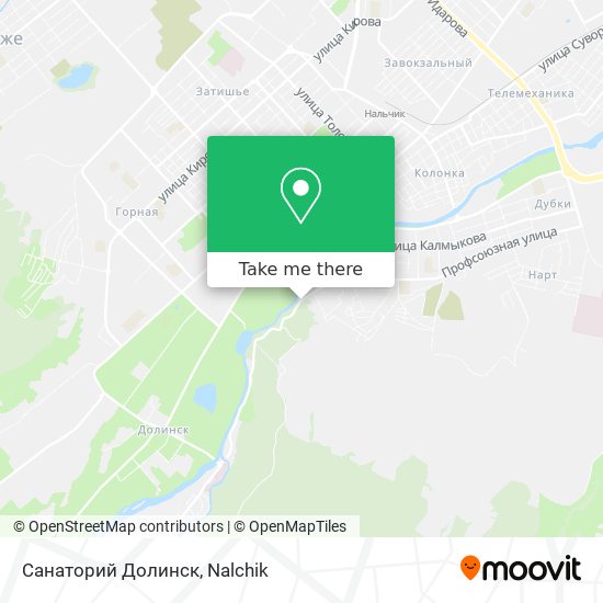 Санаторий Долинск map