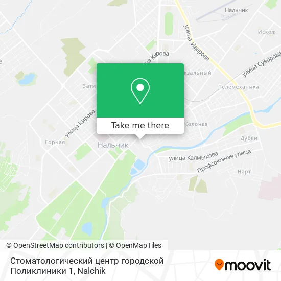 Стоматологический центр городской Поликлиники 1 map