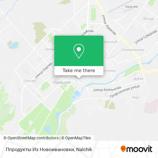 Ппродукты Из Новоивановки map