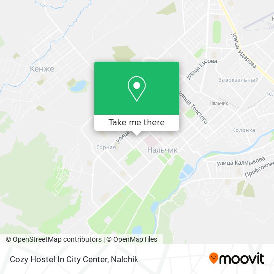 Cozy Hostel In City Center map