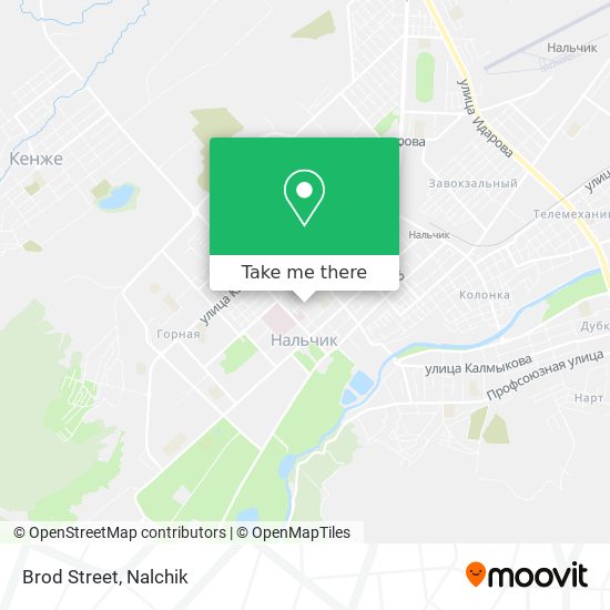 Brod Street map