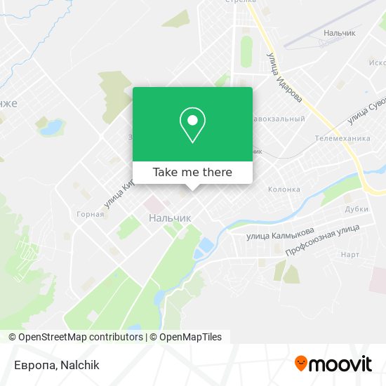 Европа map