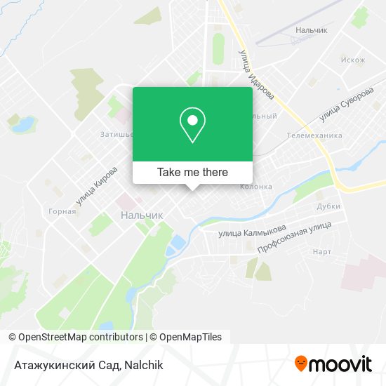Атажукинский Сад map