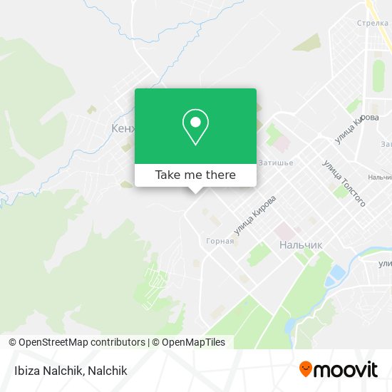 Ibiza Nalchik map