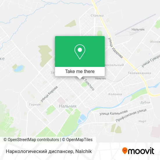 Наркологический диспансер map