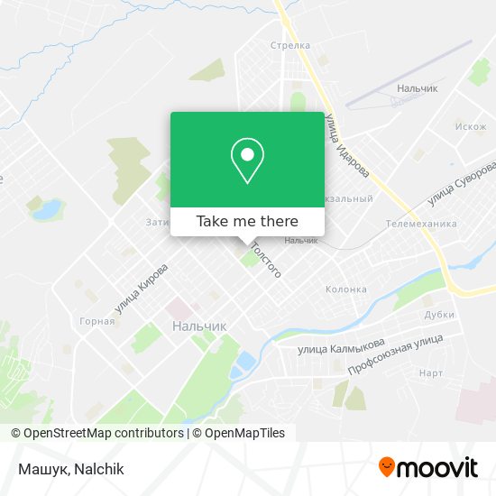 Машук map