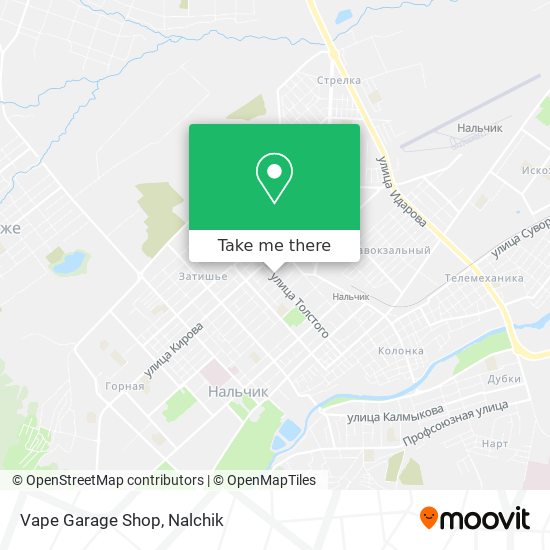 Vape Garage Shop map