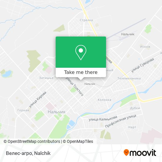 Велес-агро map