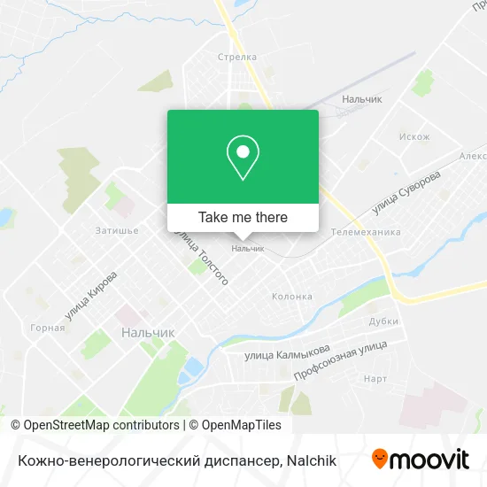 Кожно-венерологический диспансер map