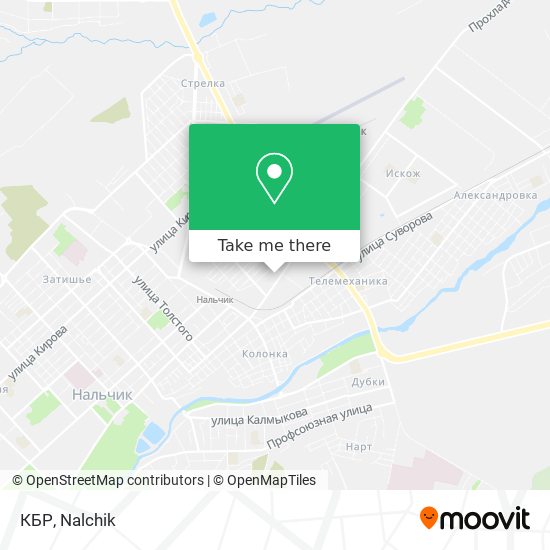 КБР map