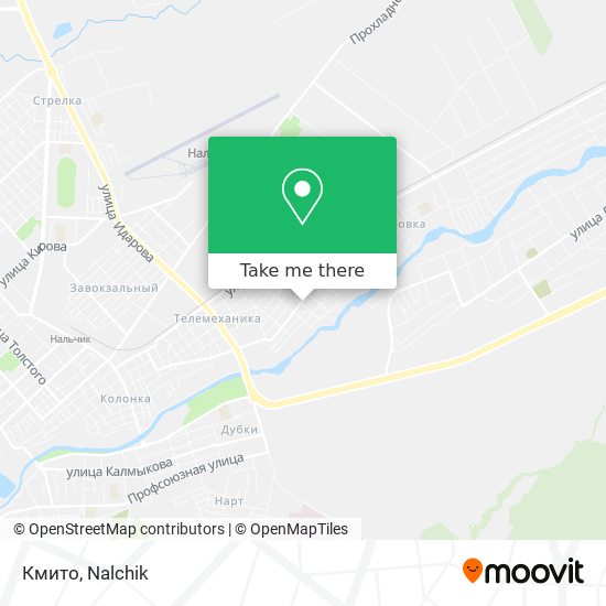 Кмито map