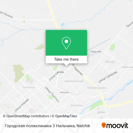 Городская поликлиника 3 Нальчика map