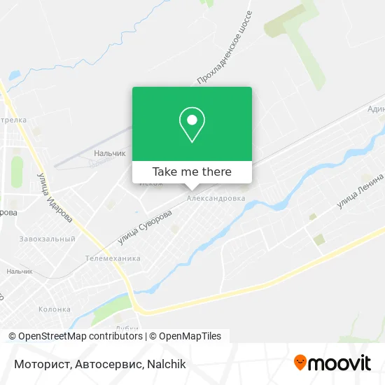 Моторист, Автосервис map