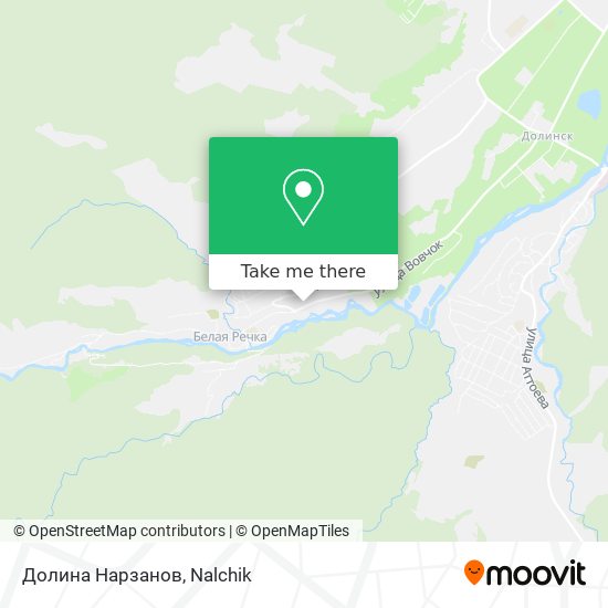 Долина Нарзанов map