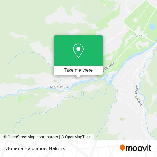 Долина Нарзанов map